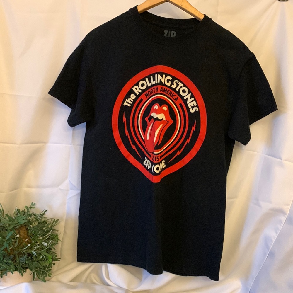 The Rolling Stones North America 2015 ZIP CODE tour medium tee shirt